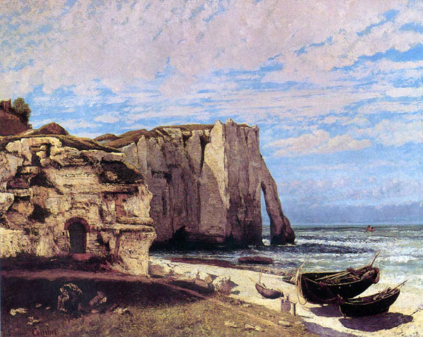 Cliffs at Etretat After the Storm